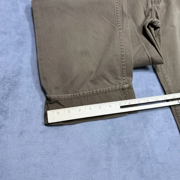 Polo Ralph Lauren Pants Mens 36x30 Brown Classic 650 Straight Cuffed Chino Twill - Picture 11 of 11